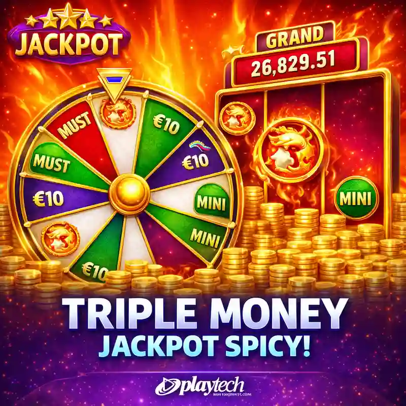 Triple Money Jackpot Spicy! casino game banner